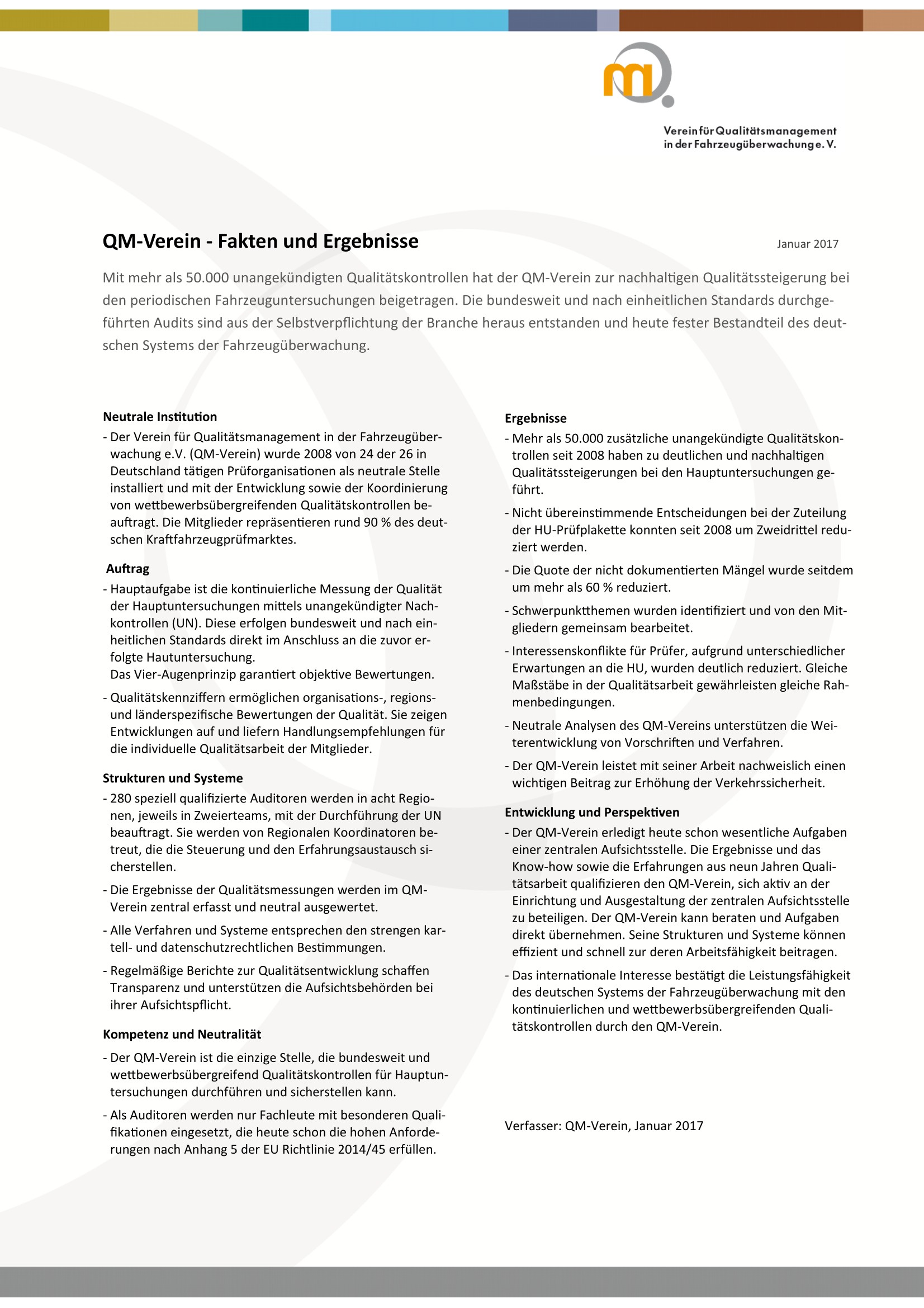 Faktenblatt 01/2017